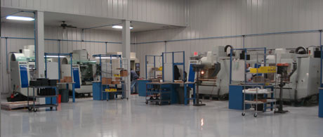 Manufacturing Facility CNC Mill Area